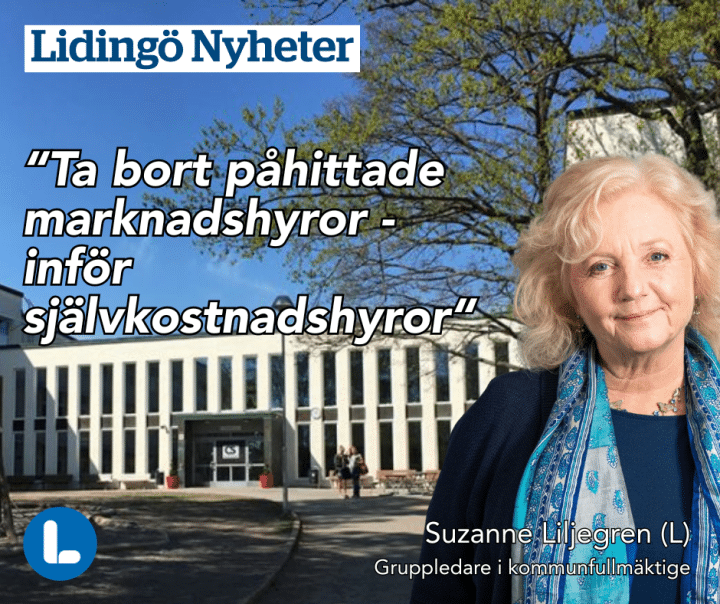 Självkostnadshyror gynnar föreningar och skolor på Lidingö
