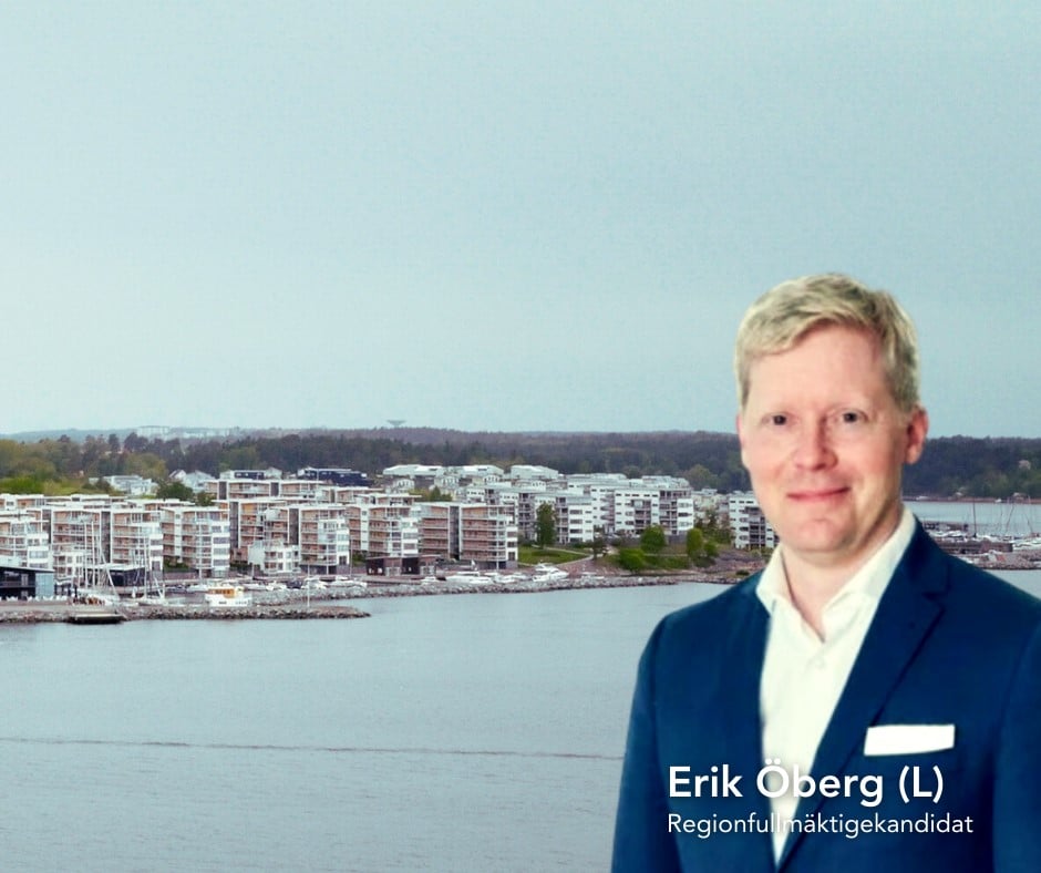 Lidingöbanan vid Gåshaga när trafiken inte går hela vägen